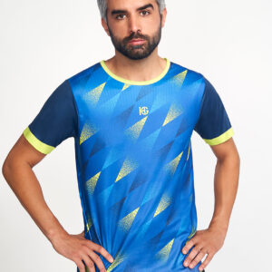 FIREFLIES Camiseta estampada azul y amarillo