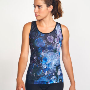 LATE SKY Camiseta estampada azul