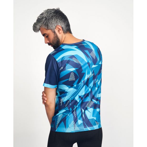 SERPENT SEA Camiseta estampada azul