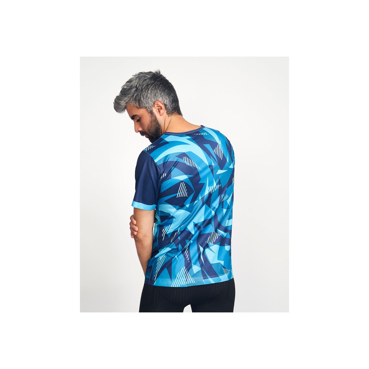 SERPENT SEA Camiseta estampada azul