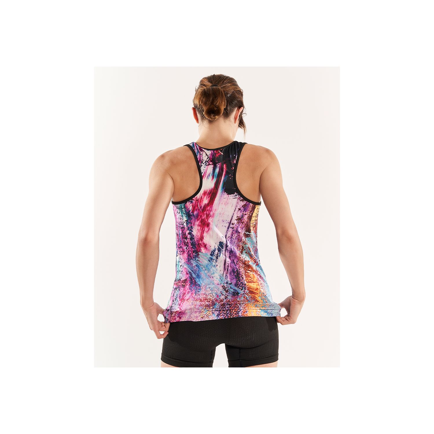 GALAXY SHINE Camiseta estampada fucsia, azul y blanco