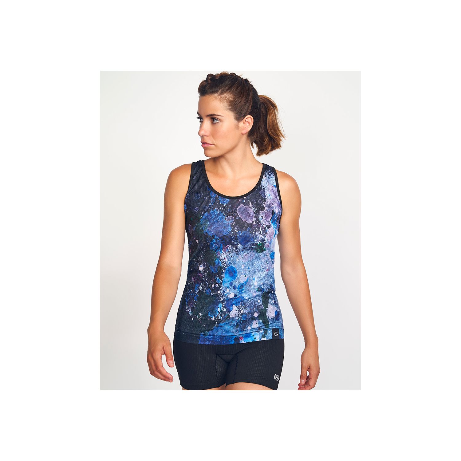 LATE SKY Camiseta estampada azul