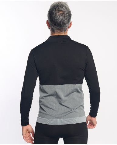 KOMI Chaqueta técnica negro y gris