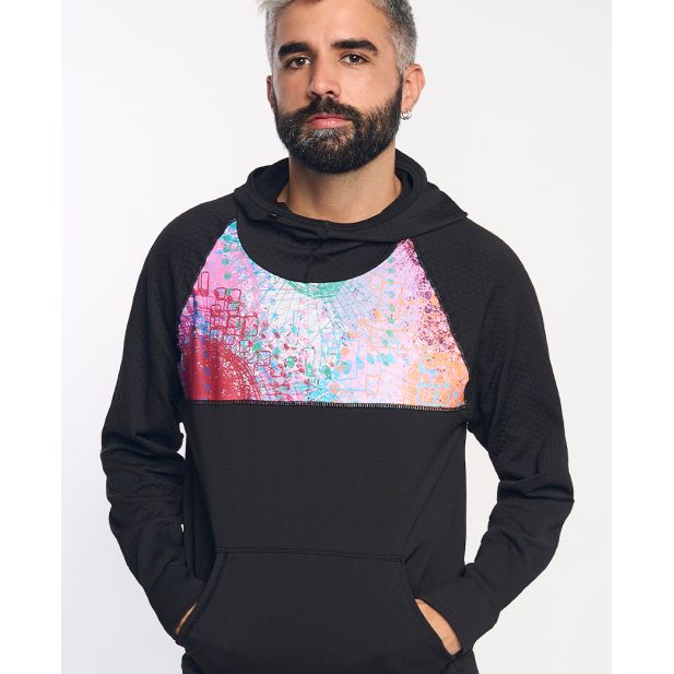 KONG Sudadera técnica con capucha rosa