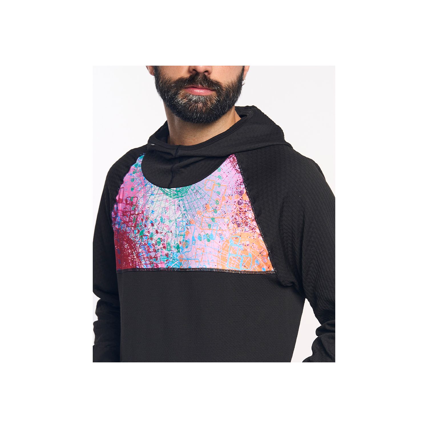 KONG Sudadera técnica con capucha rosa