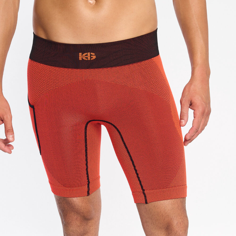 ARDEN Malla corta con fibra de carbono naranja-1579FW23-24