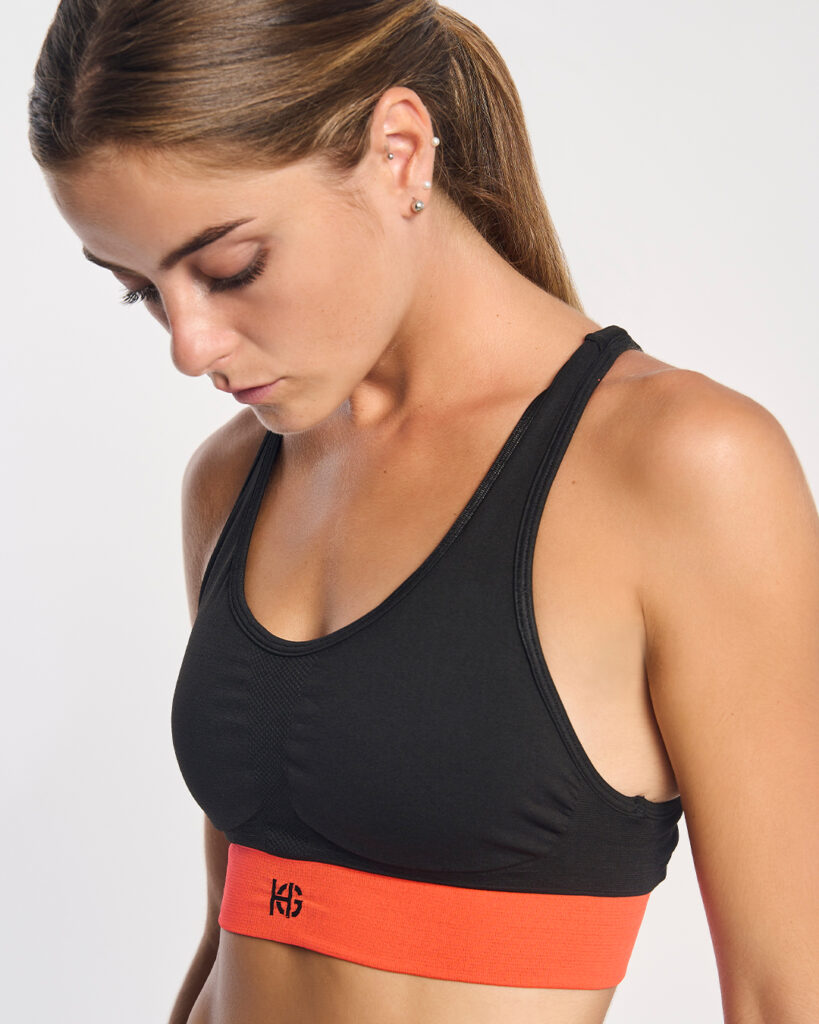 GARNET Sujetador deportivo naranja