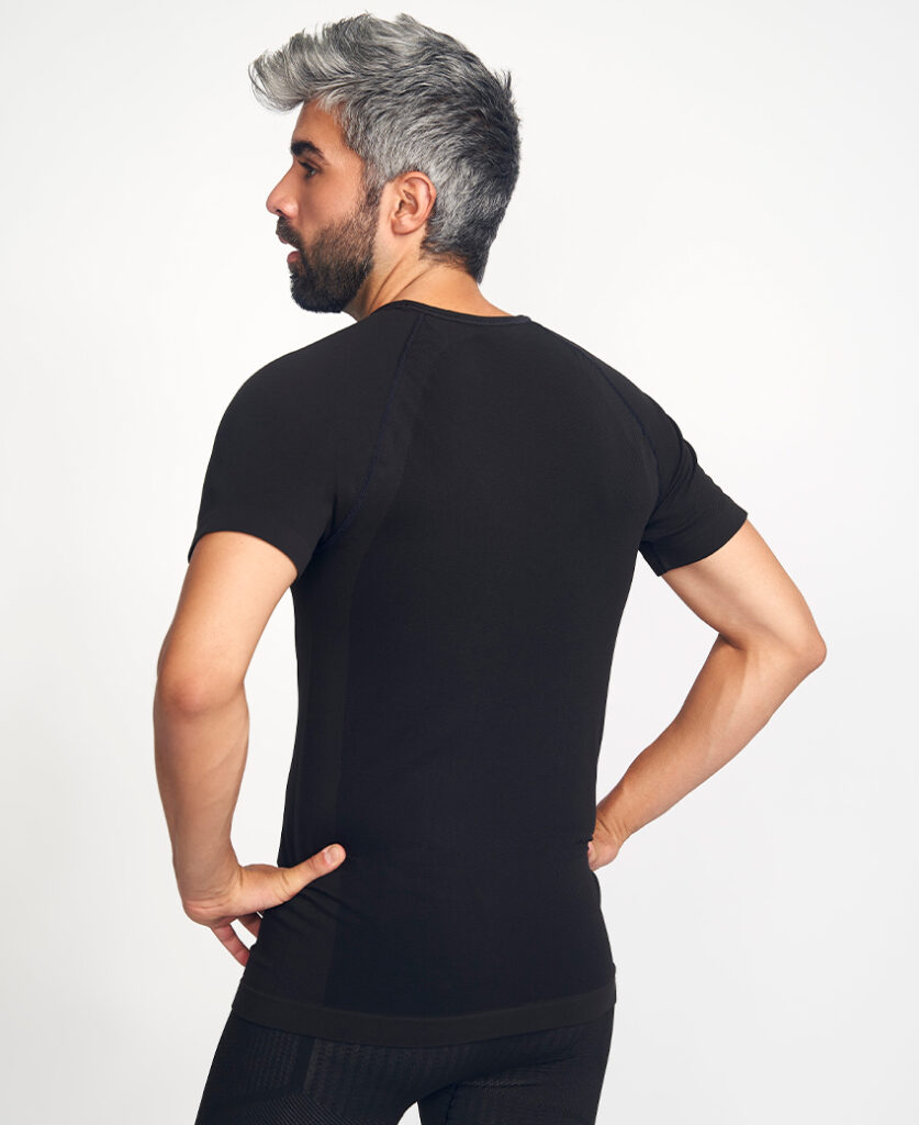 BASIS Camiseta estampada negro