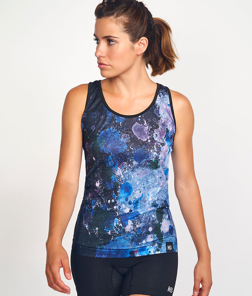 LATE SKY Camiseta estampada azul