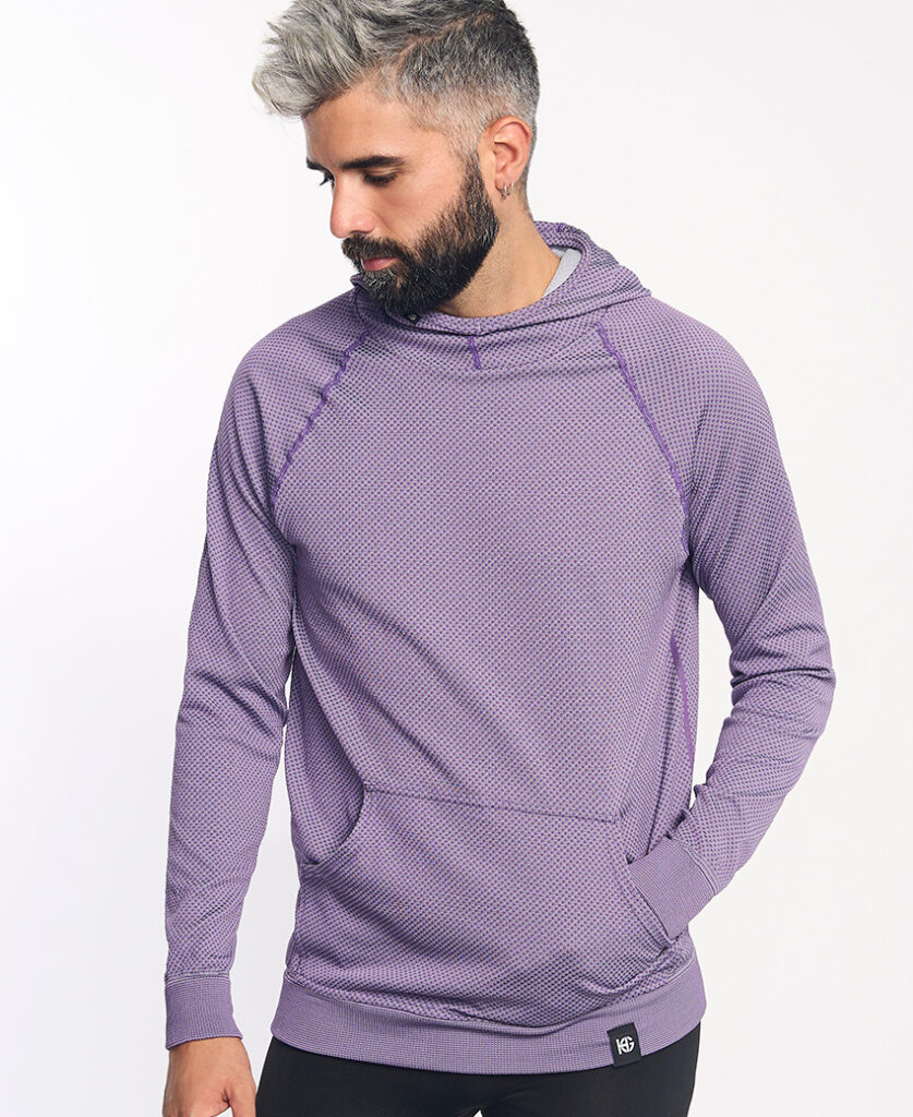 JOTUN Sudadera técnica con capucha lavanda