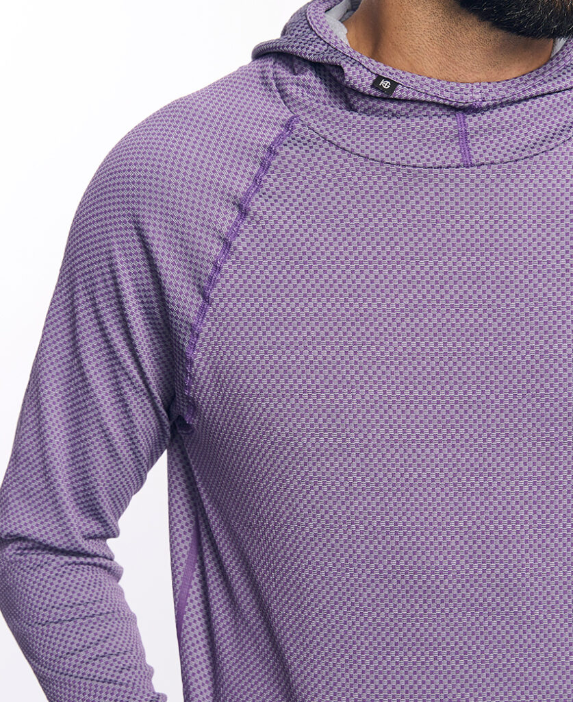 JOTUN Sudadera técnica con capucha lavanda