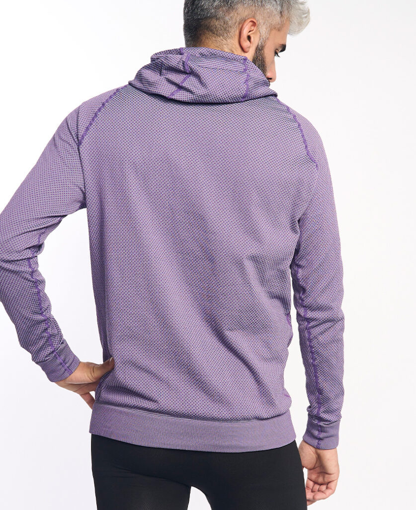 JOTUN Sudadera técnica con capucha lavanda