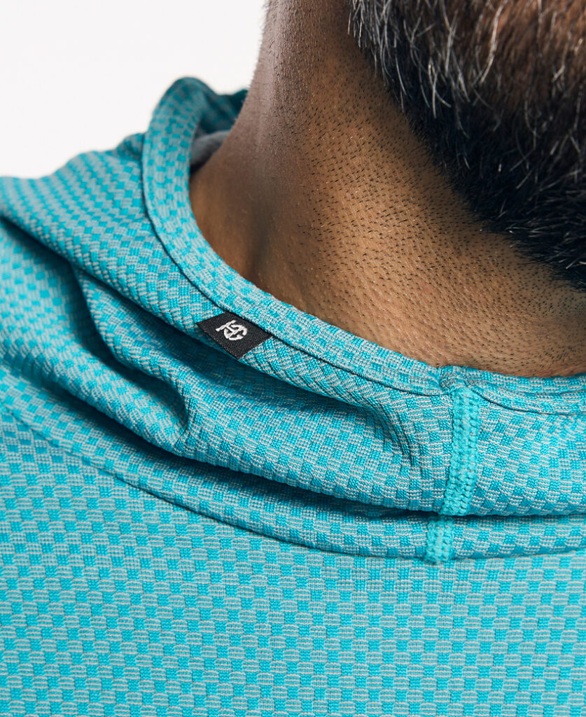 JOTUN Sudadera técnica con capucha turquesa
