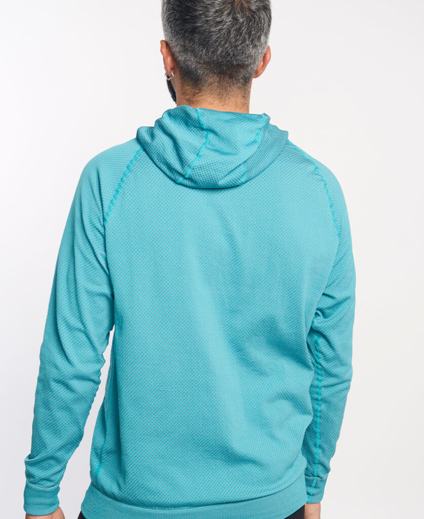 JOTUN Sudadera técnica con capucha turquesa