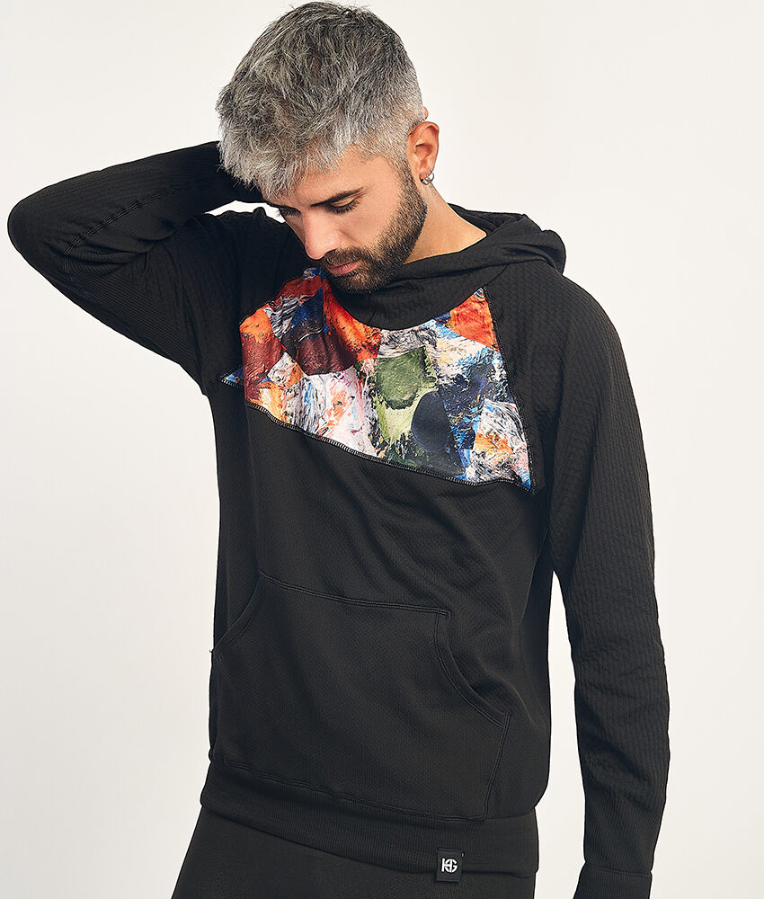 KONG Sudadera técnica con capucha naranja