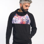 KONG Sudadera técnica con capucha morado