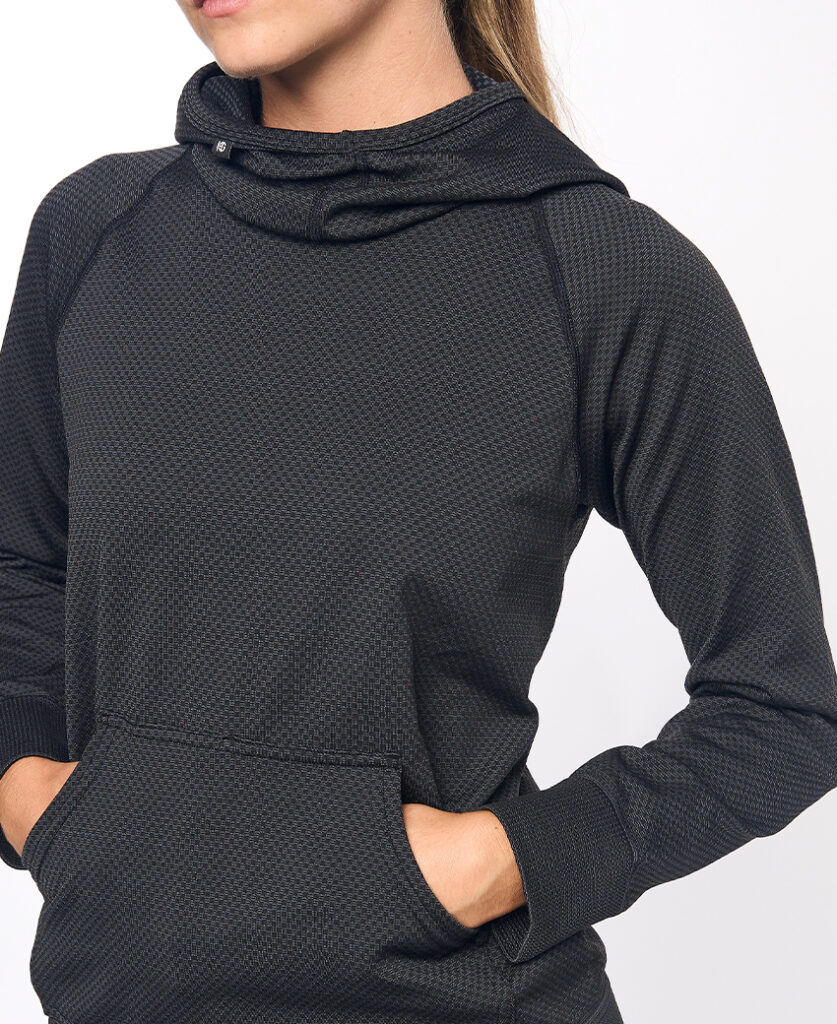 JOTUN Sudadera técnica con capucha asfalto
