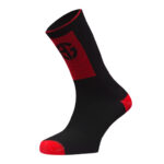 MERA Calcetines cortos negro y rojo