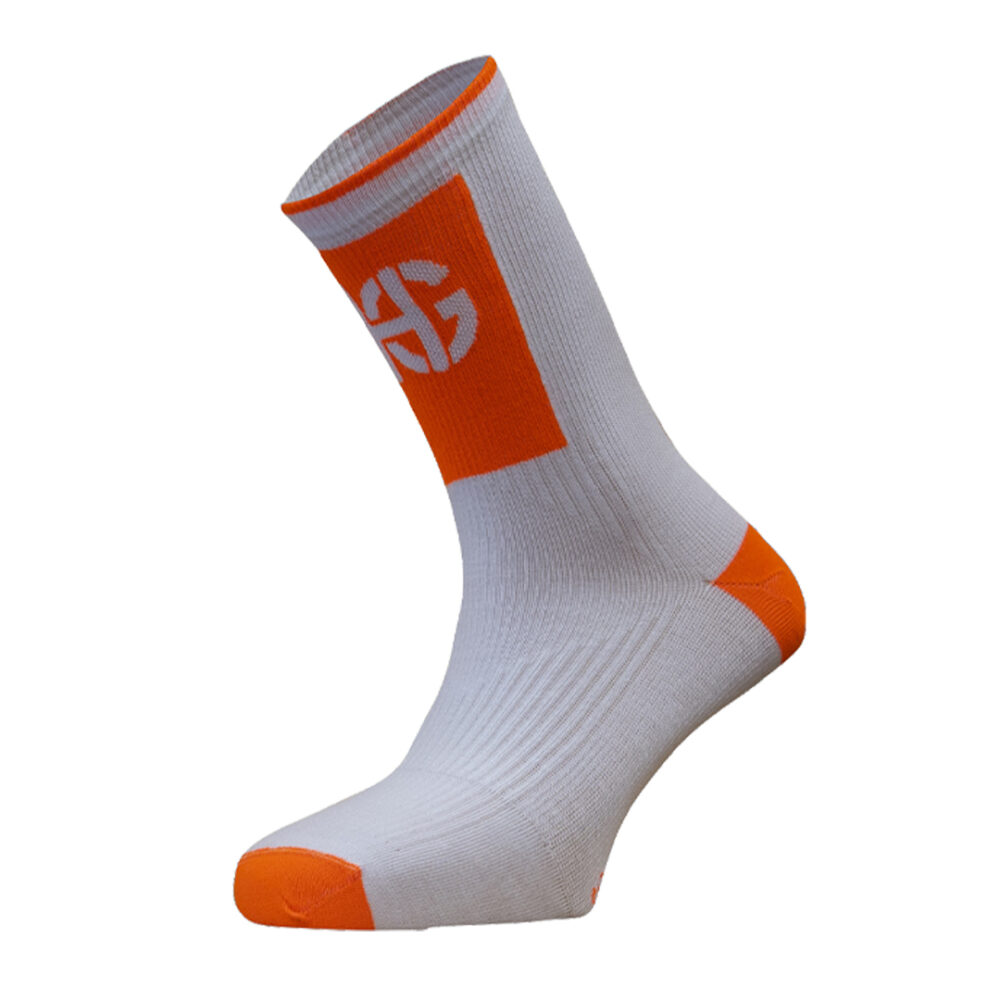 MERA Calcetines cortos blanco y naranja