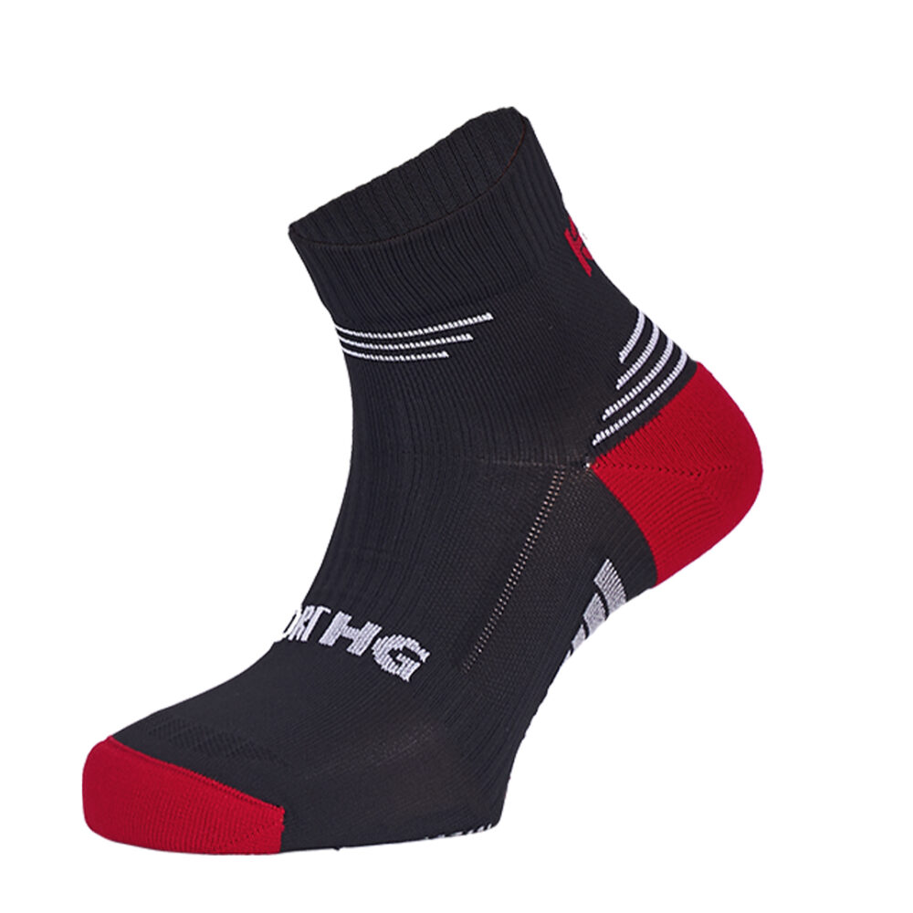 TOURMALET Calcetines outdoor negro y rojo