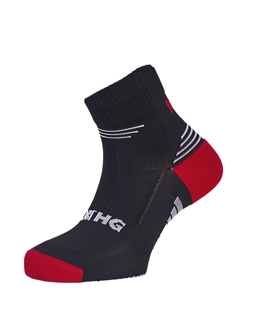 TOURMALET Calcetines outdoor negro y rojo