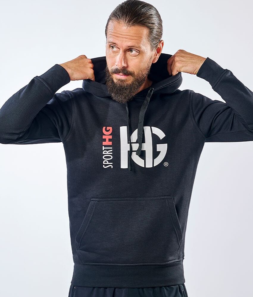 CLASS sudadera de algodón negra