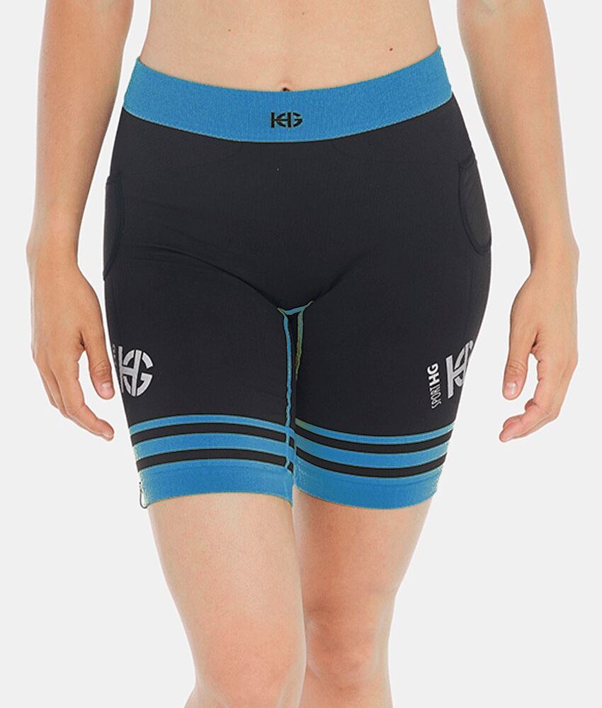 DALES 2.0 Malla corta con fibra de carbono azul