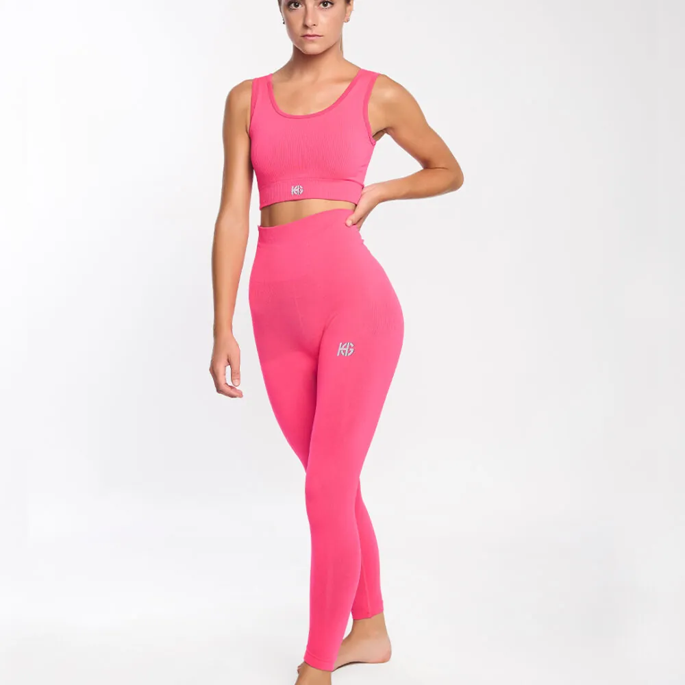 ARYS Malla larga técnica fucsia (incluye short y top a conjunto)