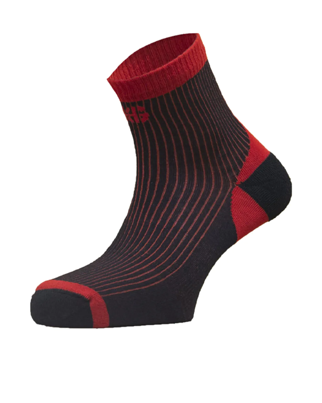 Bogda negro rojo calcetines running SportHG