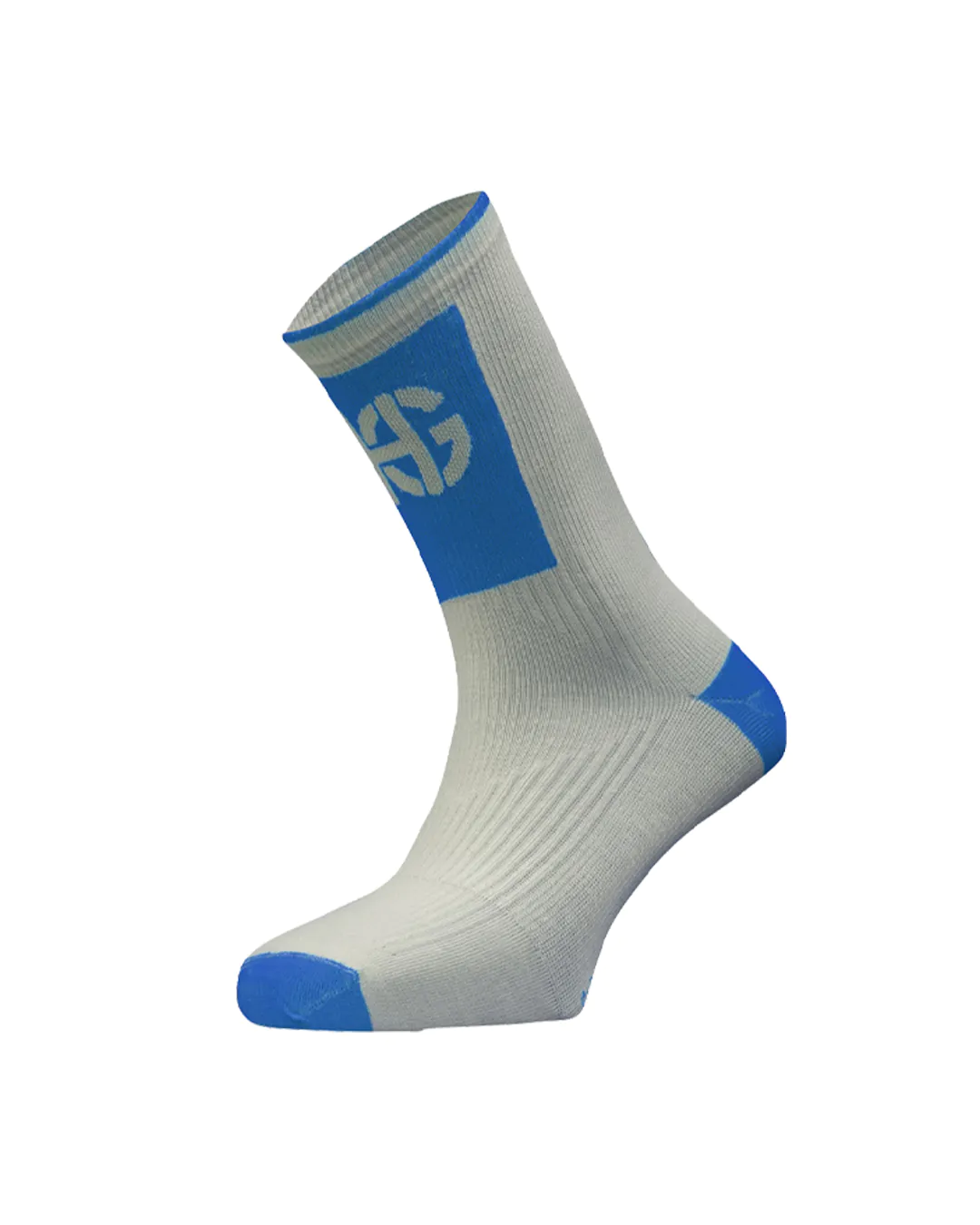 Mera blanco azul calcetines cortos SportHG