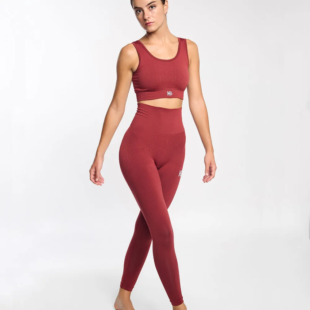 ARYS Malla larga técnica rojo caldera (incluye short y top a conjunto)