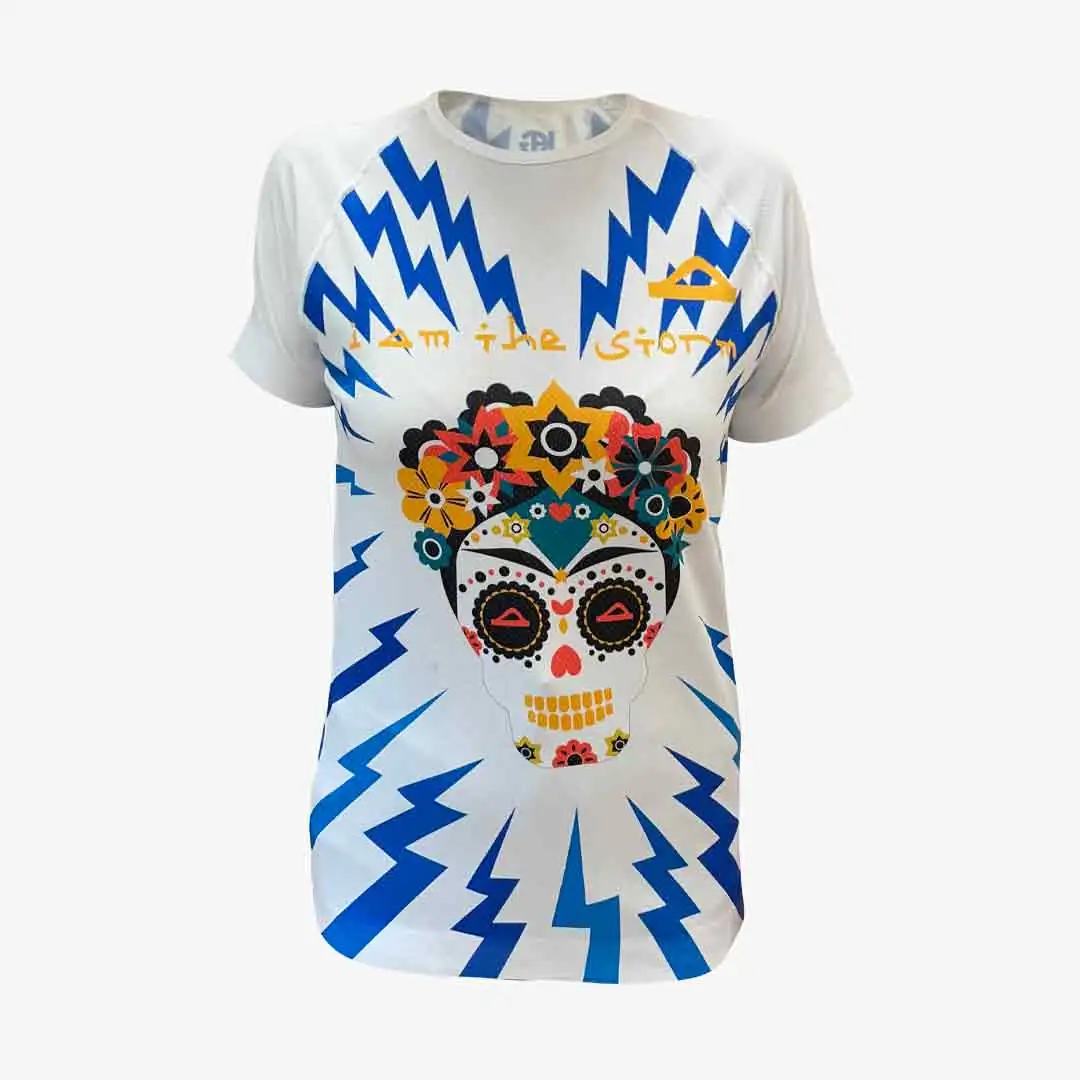 Azara Storm azul camiseta estampada SportHG hombre