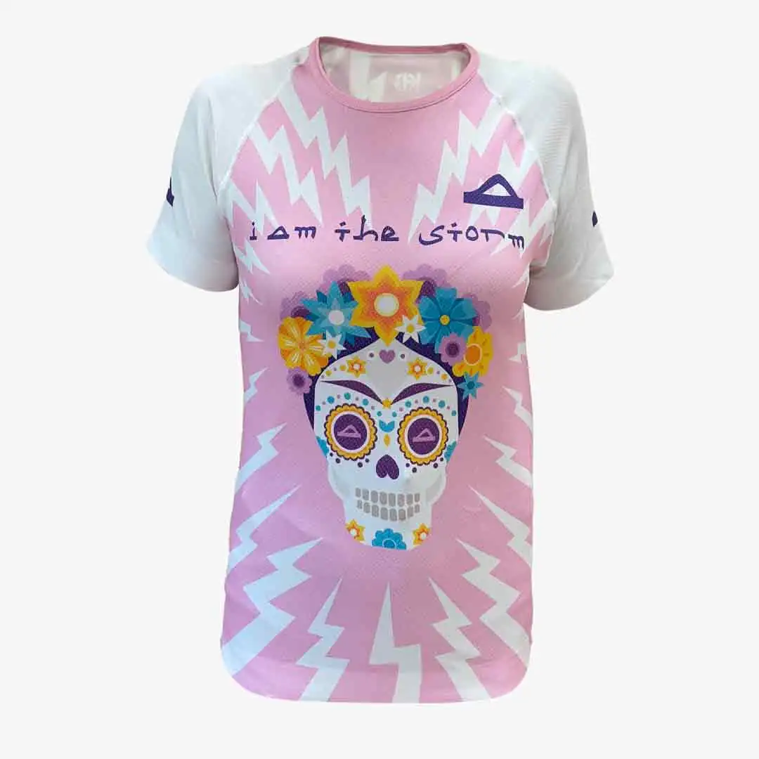 Azara Storm fucsia camiseta estampada SportHG mujer