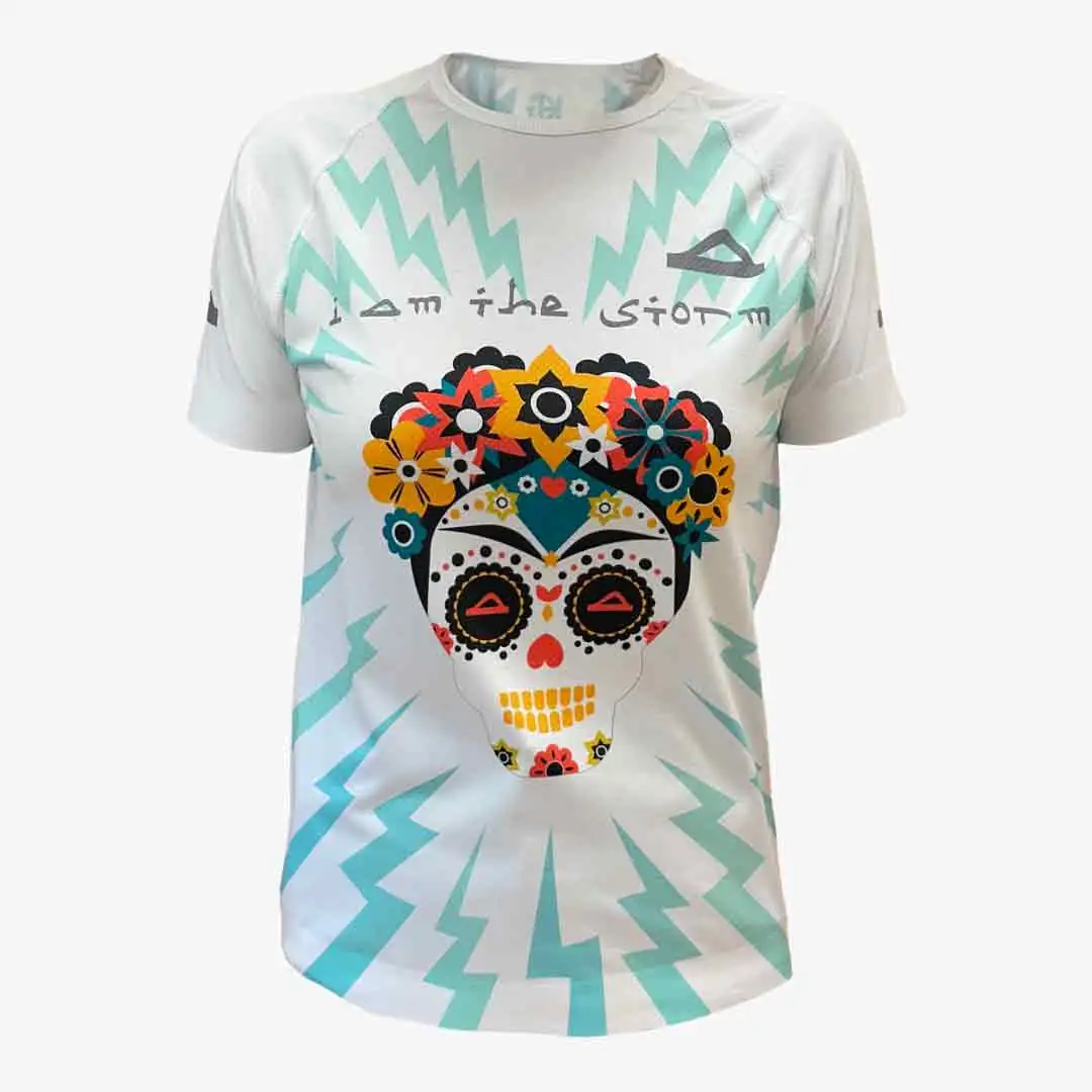 Azara Storm turquesa camiseta estampada SportHG mujer